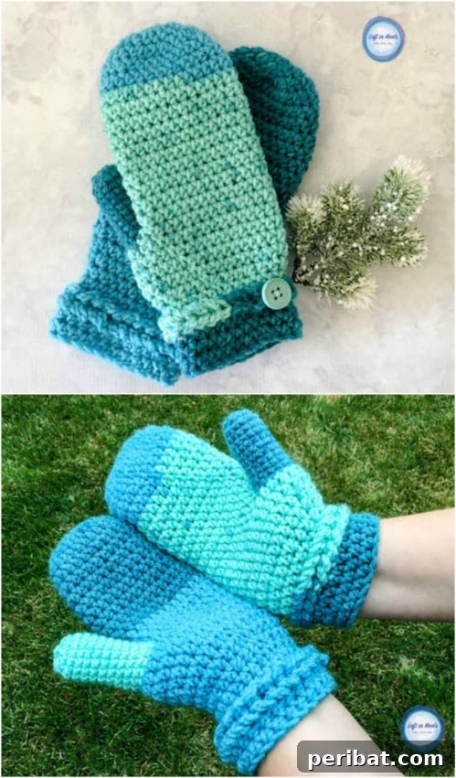Snuggle Up: 30 Mitten Patterns to Knit or Crochet for Instant Warmth 12 Crochet Frozen Fingers Mittens