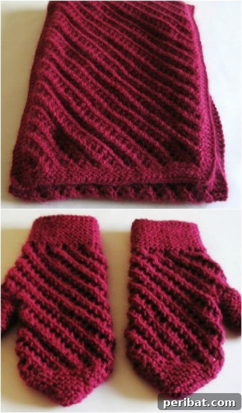 Snuggle Up: 30 Mitten Patterns to Knit or Crochet for Instant Warmth 24 Gorgeous Raspberry Knit Mittens