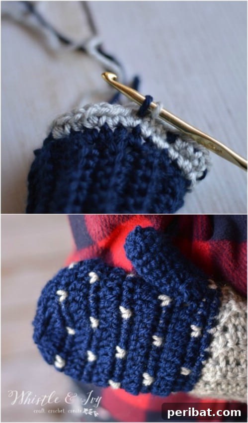Snuggle Up: 30 Mitten Patterns to Knit or Crochet for Instant Warmth 27 Snowfall Crochet Mittens