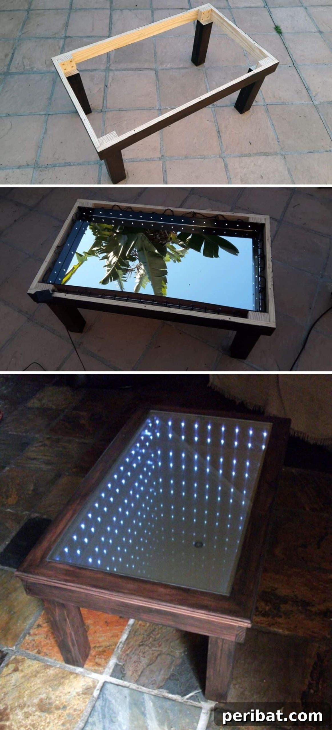 Step-by-step guide to building a simple infinity mirror coffee table