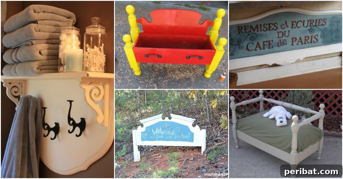 20 Astonishing Repurposing Ideas For Old Headboards And Footboards