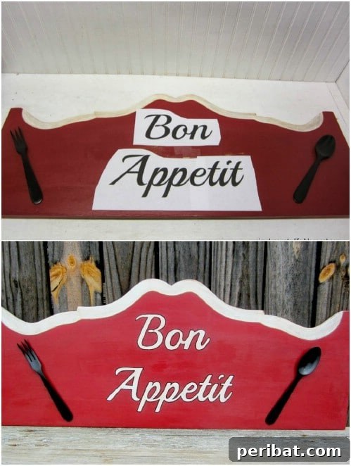 DIY Kitchen Sign