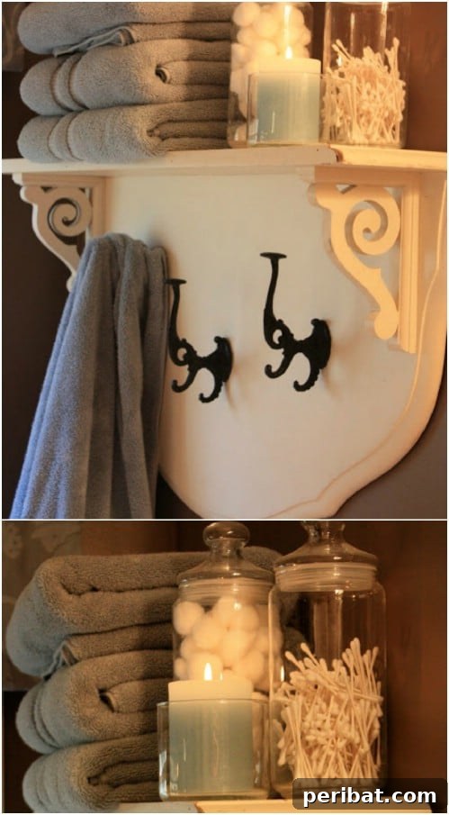 DIY Bathroom Shelf