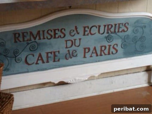 Repurposed Footboard Sign