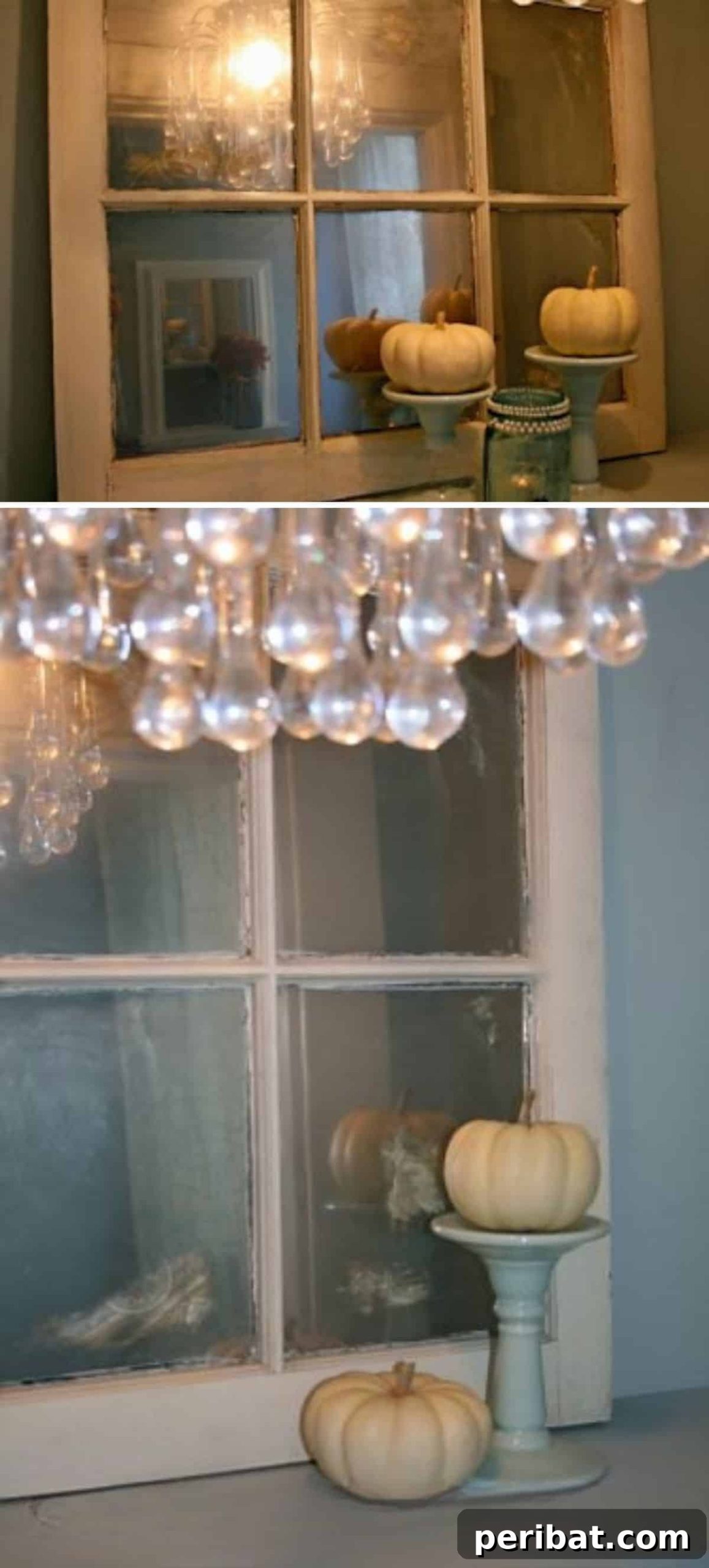 Vintage Window Mirror