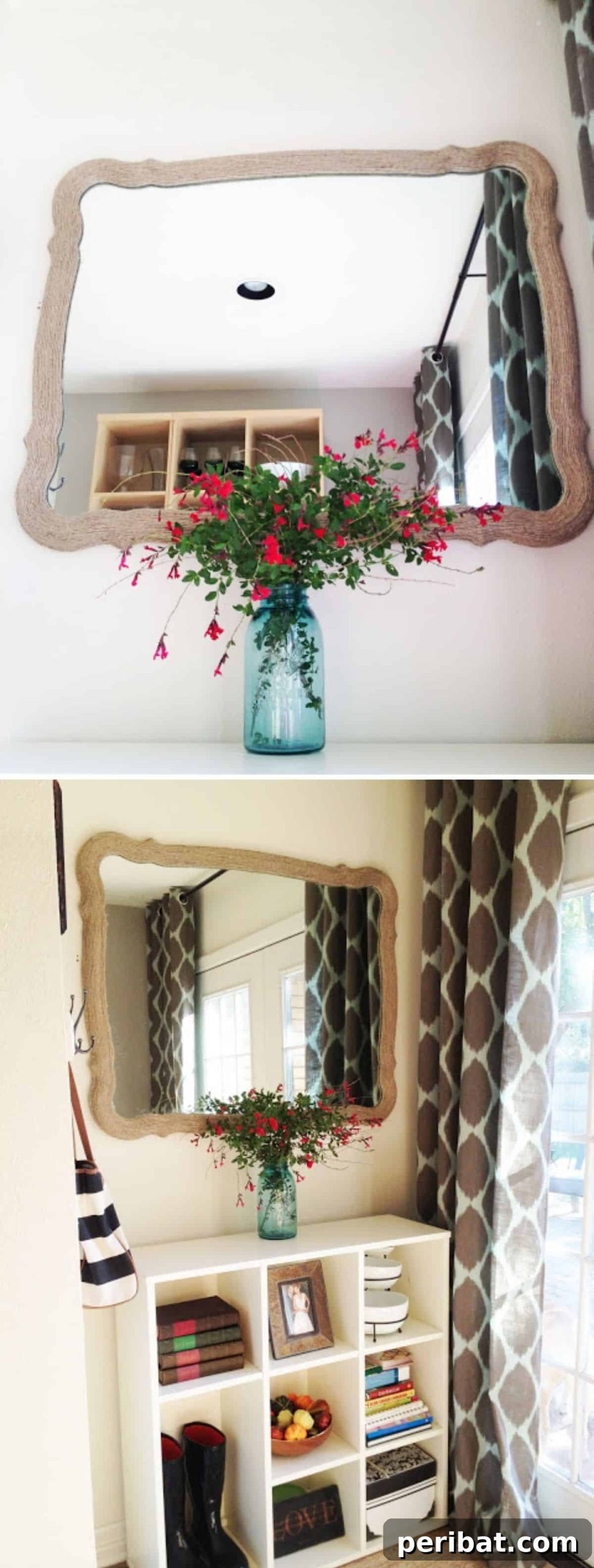 DIY $7 Rope Mirror
