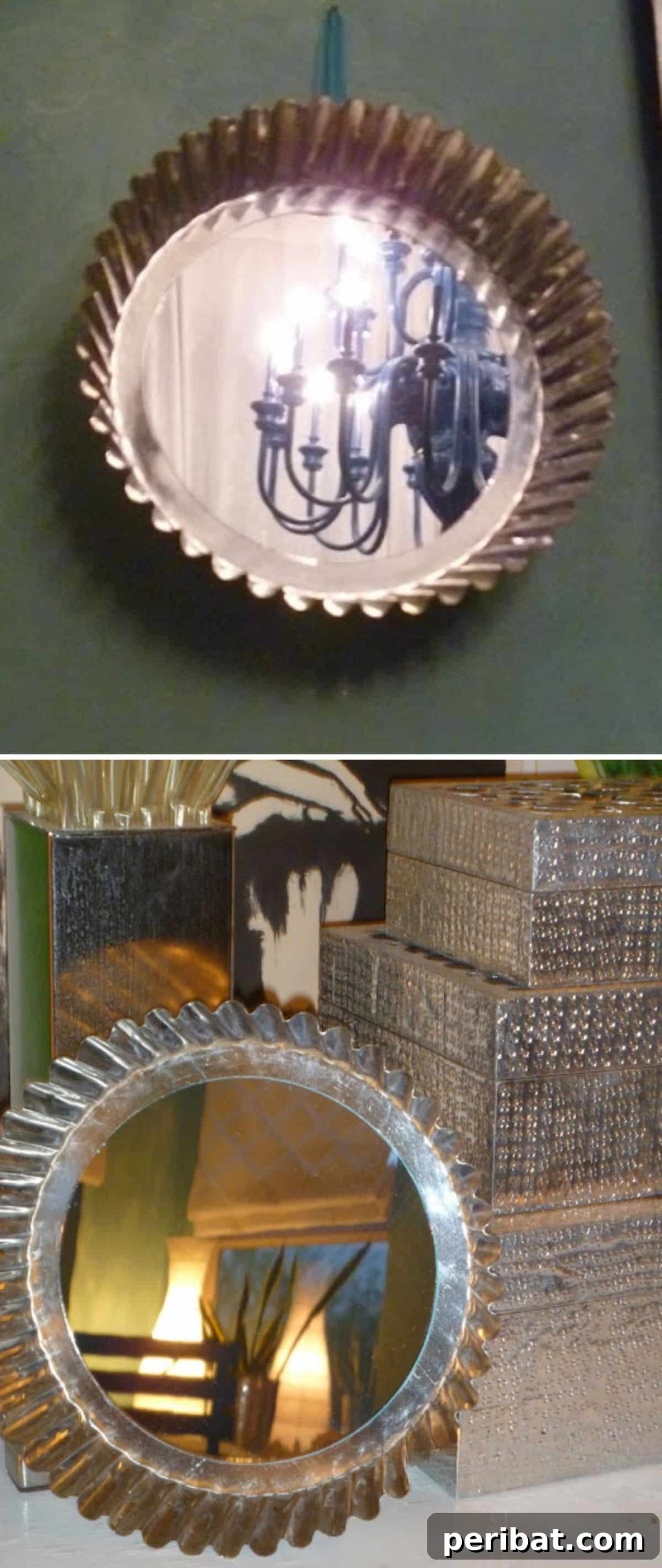 DIY Angel Food Cake Pan Mirror