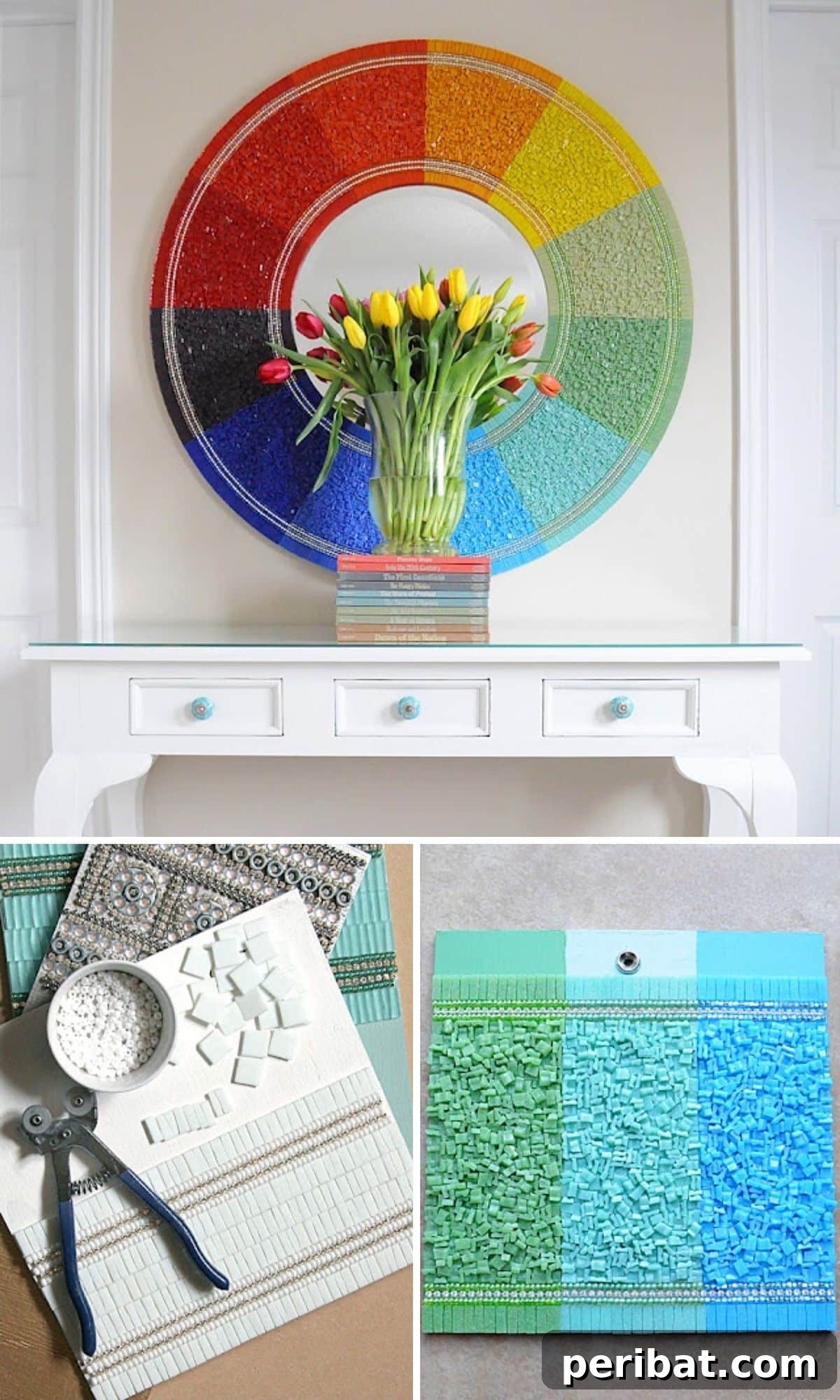DIY Color Wheel Mirror