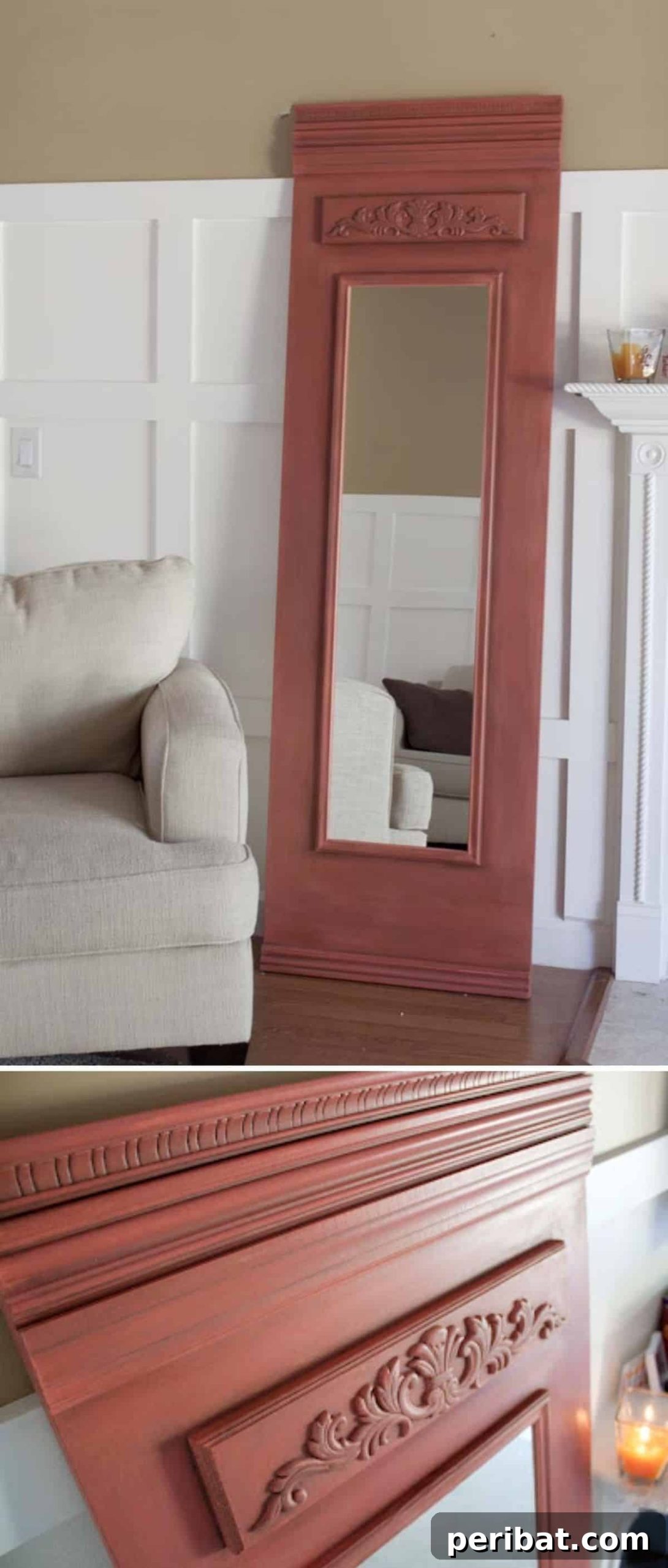 DIY French Style Trumeau Mirror