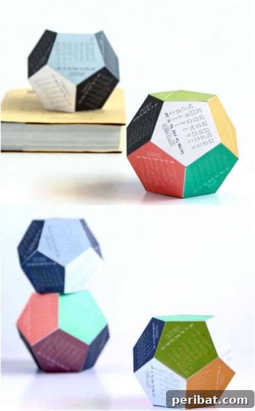 Easy 3D Printable Calendar