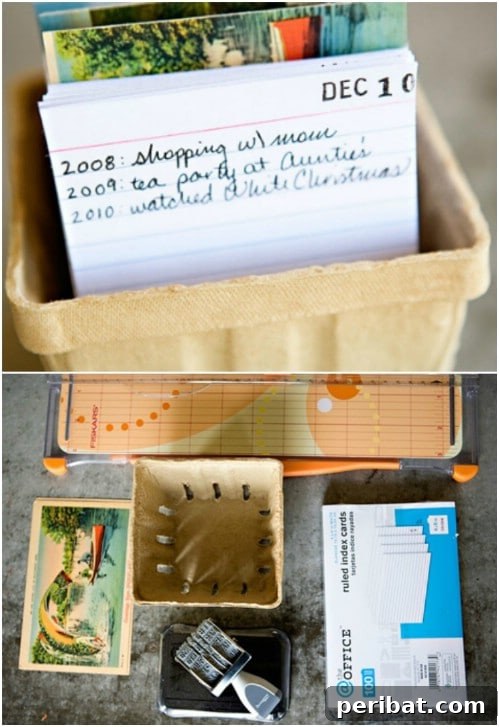 DIY Postcard Calendar