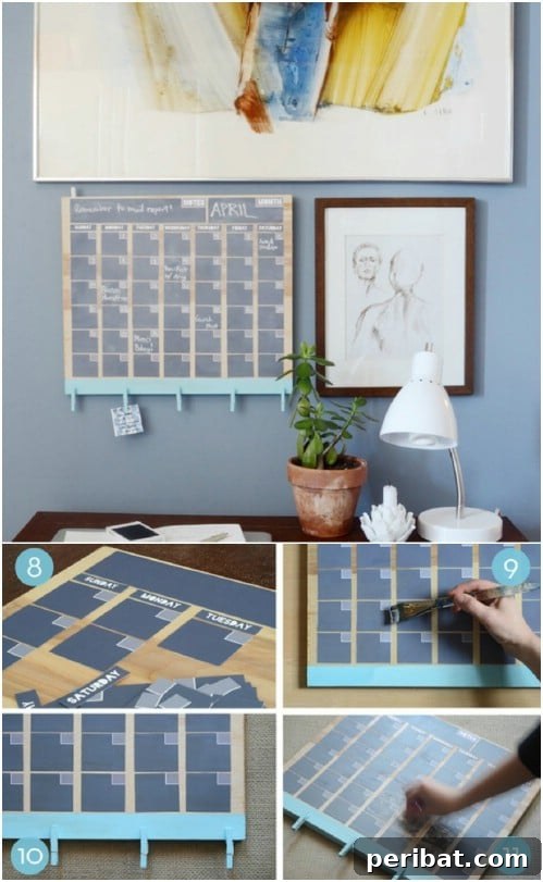 DIY Perpetual Chalkboard Calendar