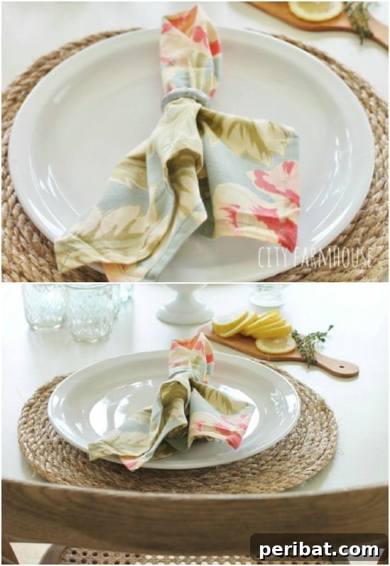 Affordable Elegance 35 DIY Pottery Barn Inspired Decor Ideas 11 Pottery Barn Inspired Round Jute Placemats