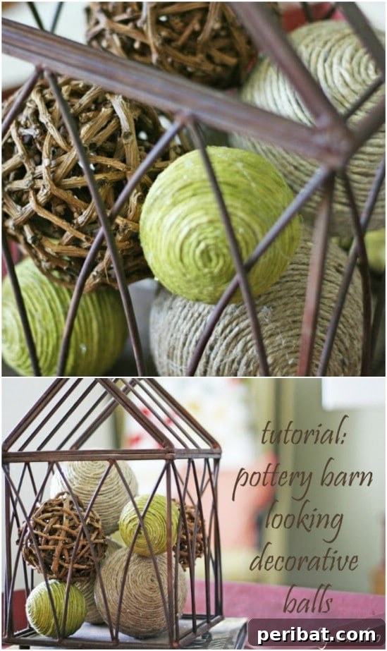 Affordable Elegance 35 DIY Pottery Barn Inspired Decor Ideas 26 DIY Pottery Barn Decorative Balls