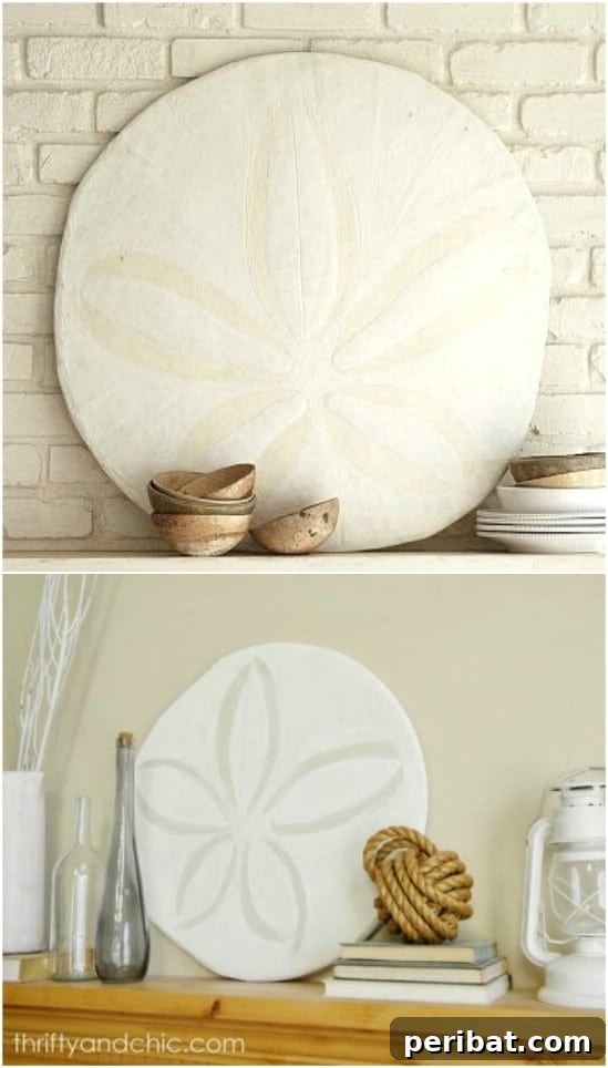 Affordable Elegance 35 DIY Pottery Barn Inspired Decor Ideas 32 Pottery Barn Inspired Oversized Sand Dollar