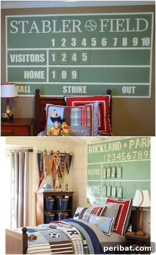 Affordable Elegance 35 DIY Pottery Barn Inspired Decor Ideas 33 Pottery Barn Kids Inspired DIY Scoreboard