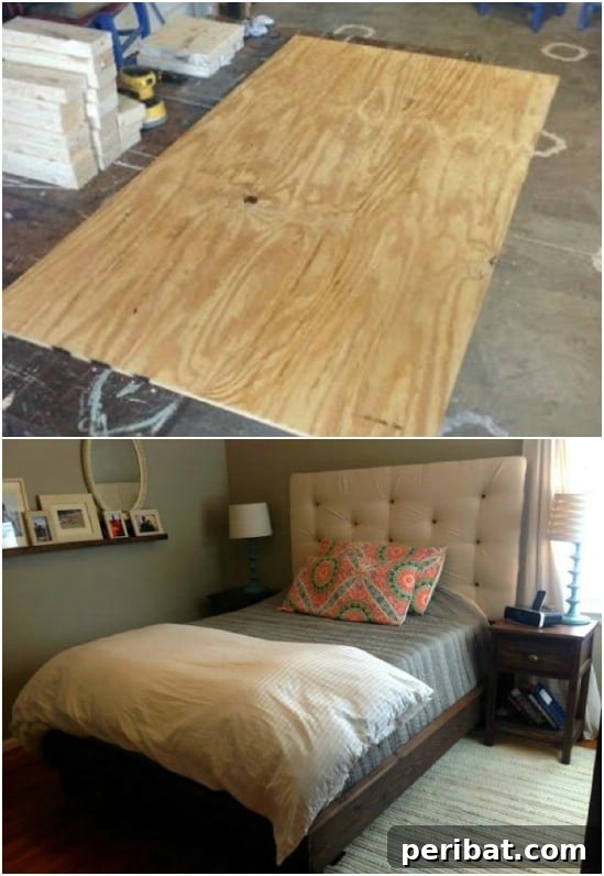 Affordable Elegance 35 DIY Pottery Barn Inspired Decor Ideas 8 DIY Headboard And Frame