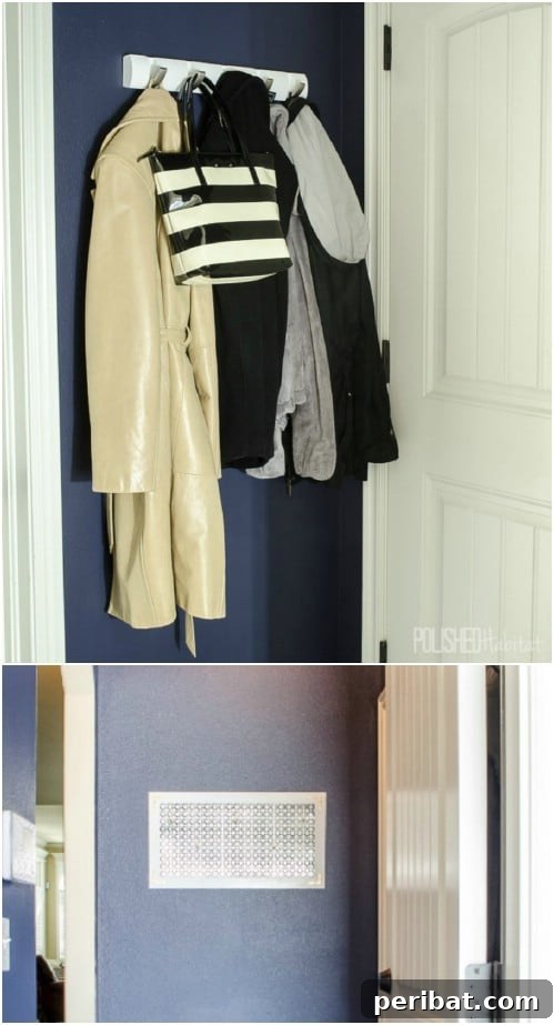 Elevate Your Entryway 25 DIY Coat Rack Projects 17 DIY Aluminum Sheeting Coat Rack