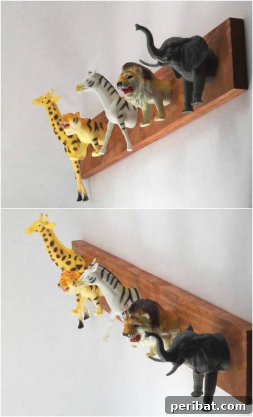 Elevate Your Entryway 25 DIY Coat Rack Projects 3 Safari Animal Coat Rack for Kids