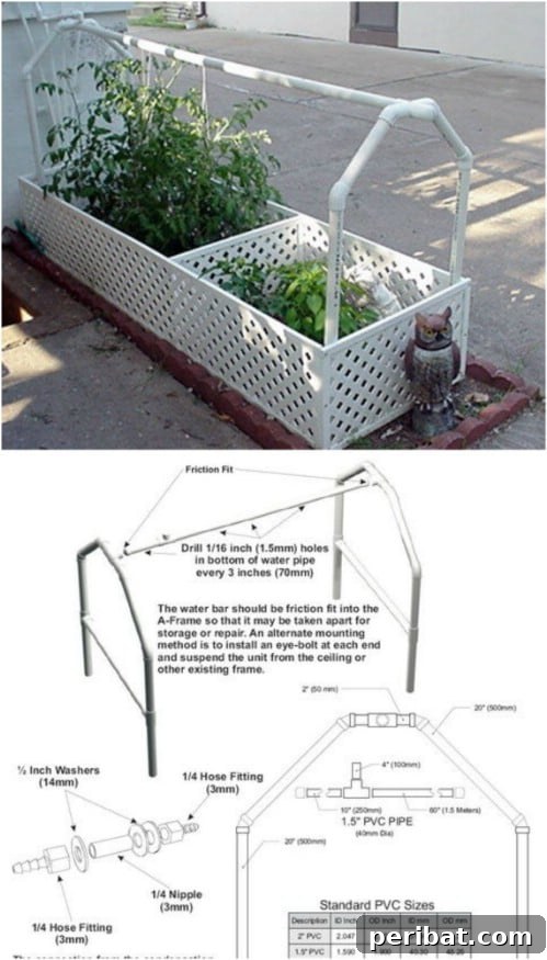 DIY Recycled Air Conditioner Self Watering Planter