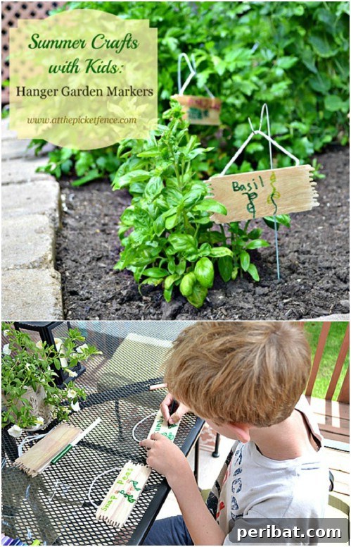 Elevate Your Garden: 25 DIY Markers for Beauty and Organization 25 Repurposed Hanger Garden Markers