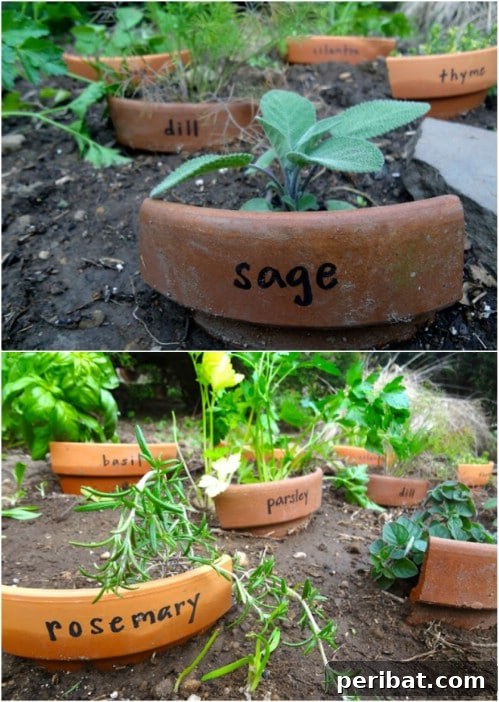 Elevate Your Garden: 25 DIY Markers for Beauty and Organization 4 Upcycled Terra Cotta Pot Markers