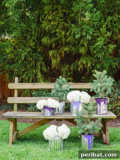 Dış Mekanlara Estetik Katan 25 Kendin Yap Saksı Fikri 24 DIY Upcycled Paint Can Planters: Repurposed Containers for Plants