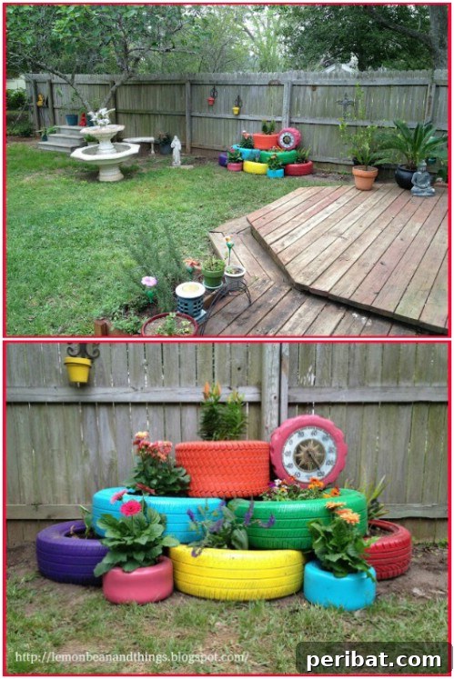 Dış Mekanlara Estetik Katan 25 Kendin Yap Saksı Fikri 25 Recycled Tire Planters: Sustainable and Creative Garden Solutions
