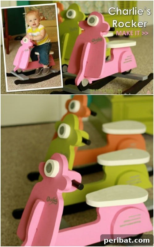 DIY Wooden Baby Rocking Toy
