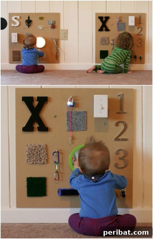 Handmade Wooden Sensory Board