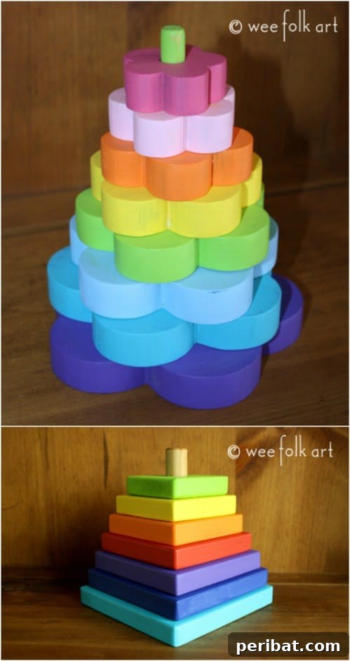 DIY Wood Block Stacker