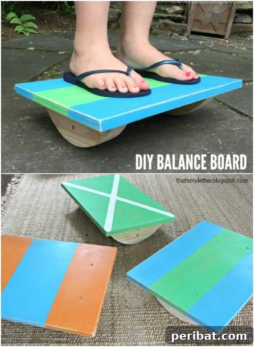 Fun DIY Wooden Balance Board