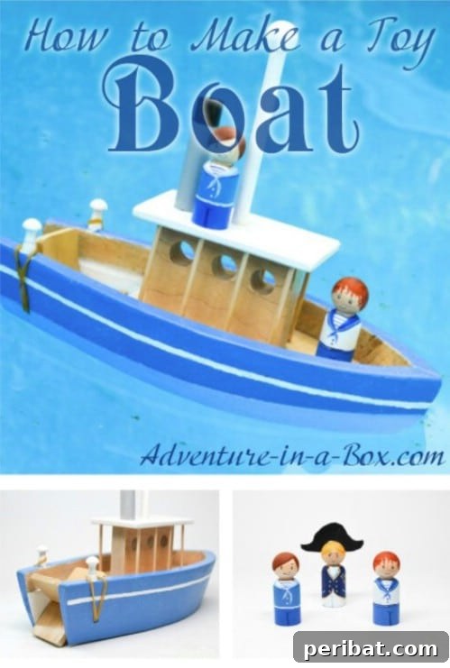 DIY Wooden Toy Boat