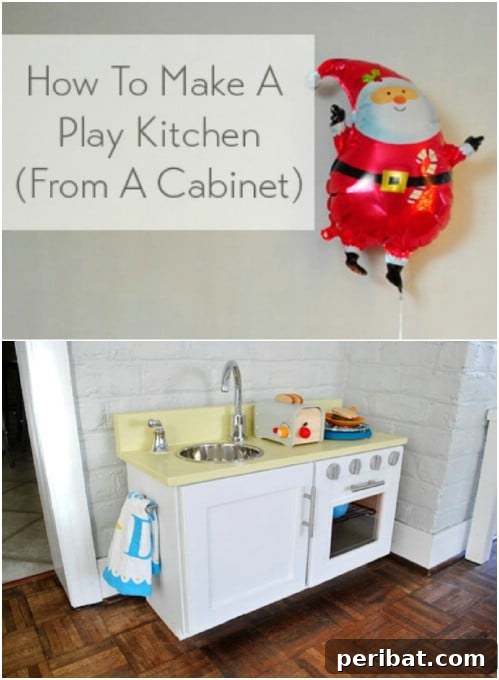 DIY Wooden Play Kitchen