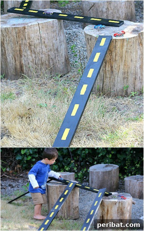 Easy DIY Wooden Racetrack
