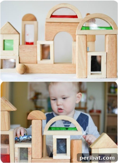 Wooden Mirror Blocks