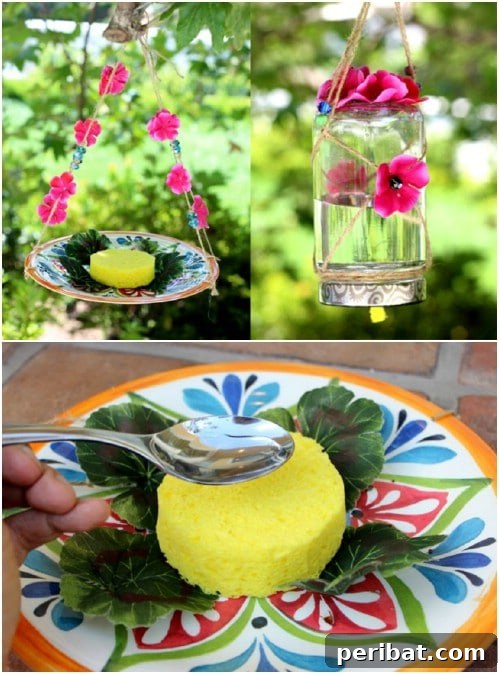 DIY Hanging Plate Feeder