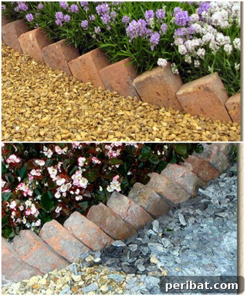 Easy DIY Sawtooth Edging