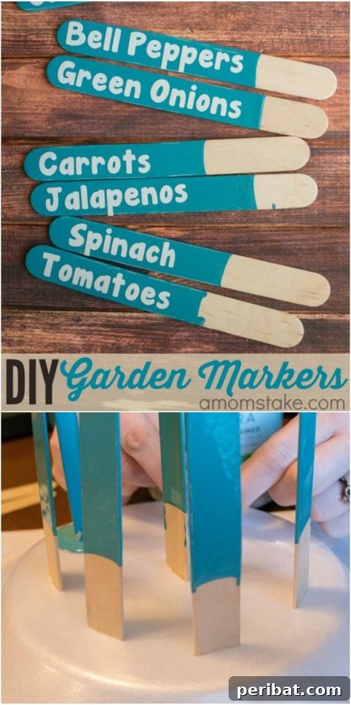 20 Creative Homemade Gifts for Garden Enthusiasts 11 Easy DIY Popsicle Stick Garden Markers