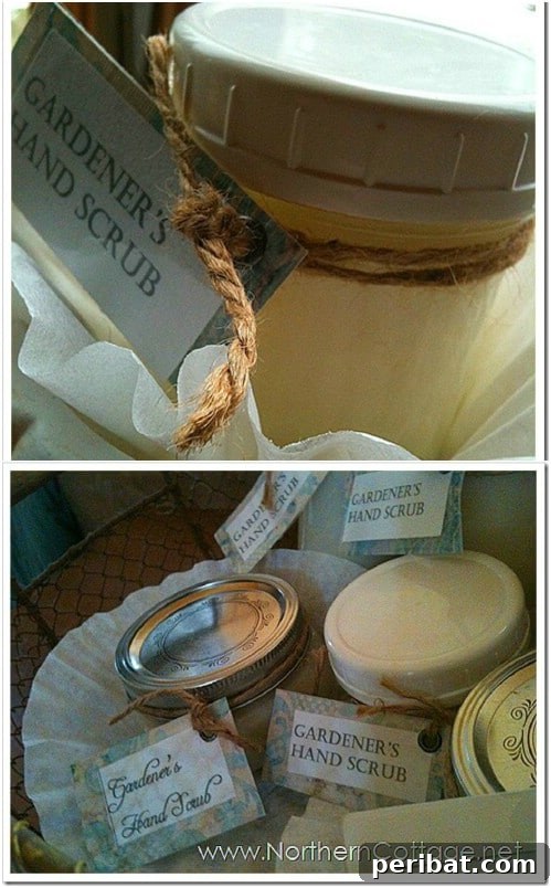 20 Creative Homemade Gifts for Garden Enthusiasts 16 Homemade Gardener’s Hand Scrub