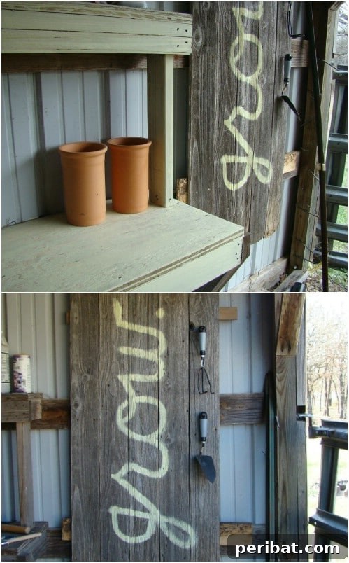 20 Creative Homemade Gifts for Garden Enthusiasts 17 DIY Garden Tool Organizer