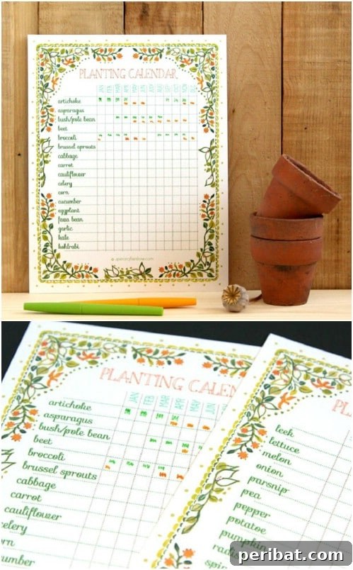 20 Creative Homemade Gifts for Garden Enthusiasts 22 DIY Planting Calendar