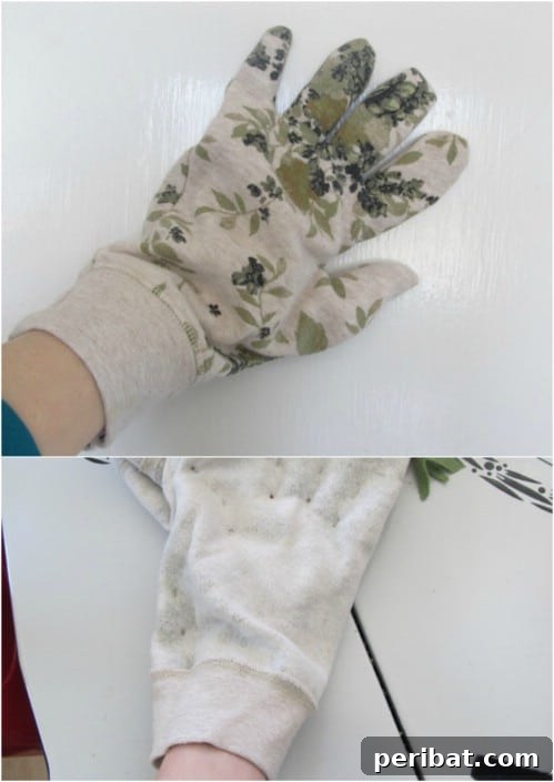 20 Creative Homemade Gifts for Garden Enthusiasts 7 Easy Upcycled Sweatshirt Gardening Gloves