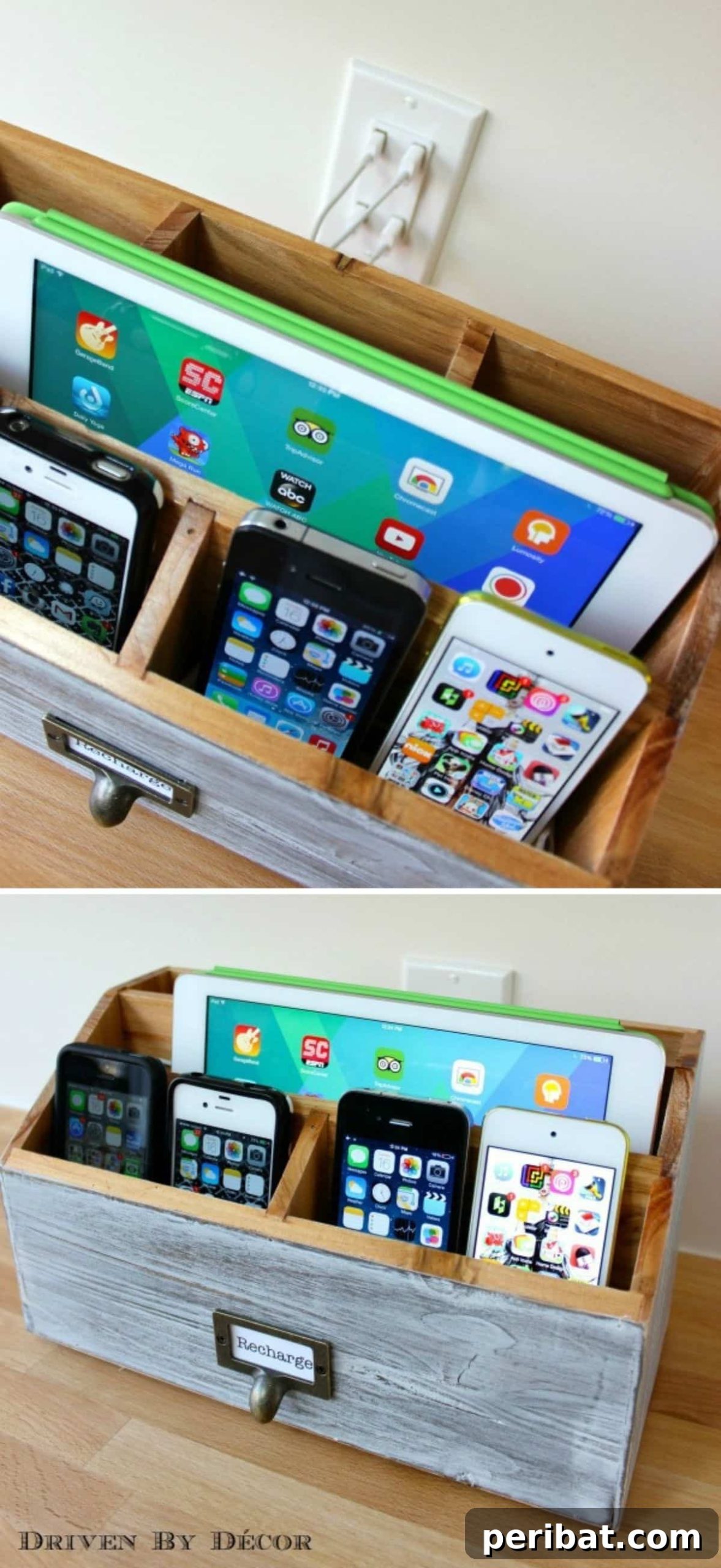25 DIY Valentine's Gifts Crafted with Love for Him 10 DIY Charging Station