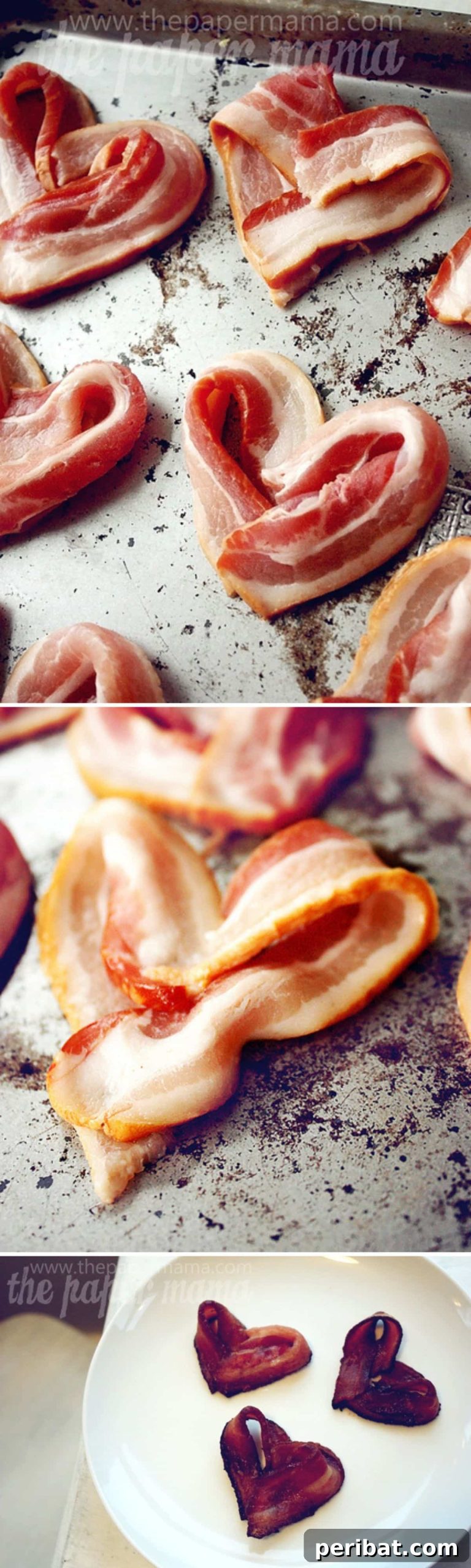 25 DIY Valentine's Gifts Crafted with Love for Him 15 Bacon Hearts