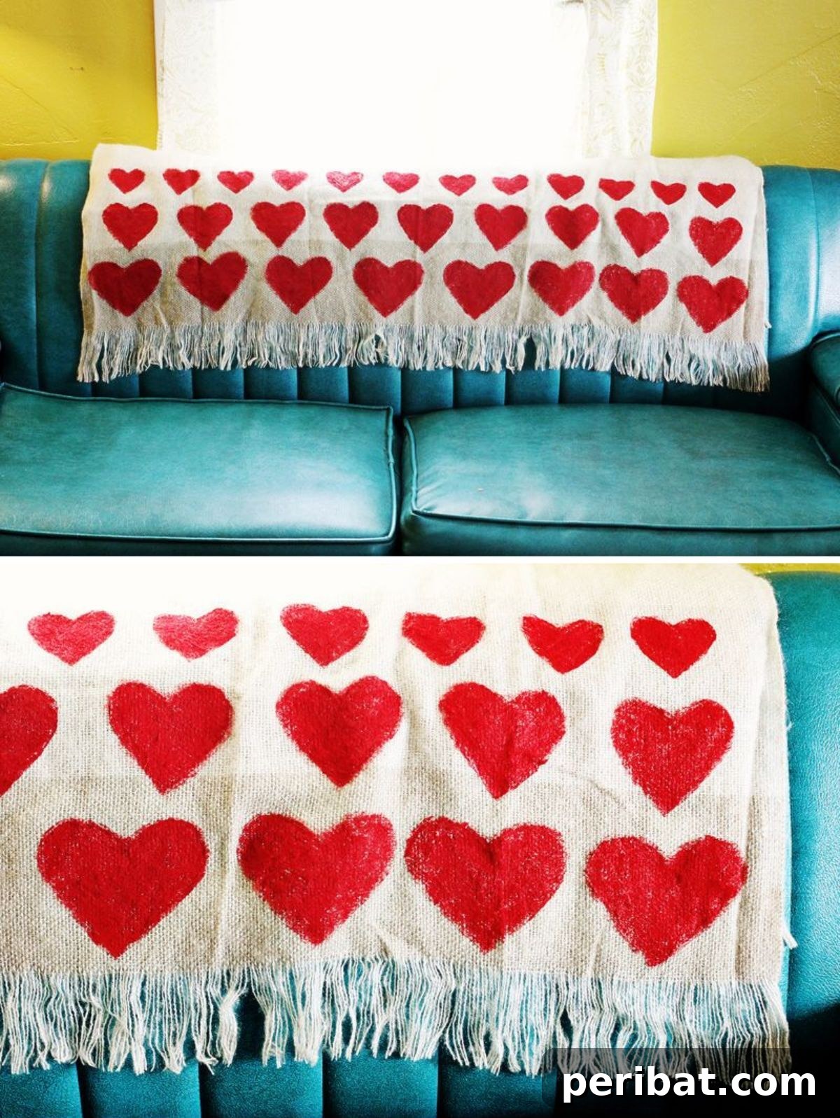 25 DIY Valentine's Gifts Crafted with Love for Him 23 DIY Heart Blanket
