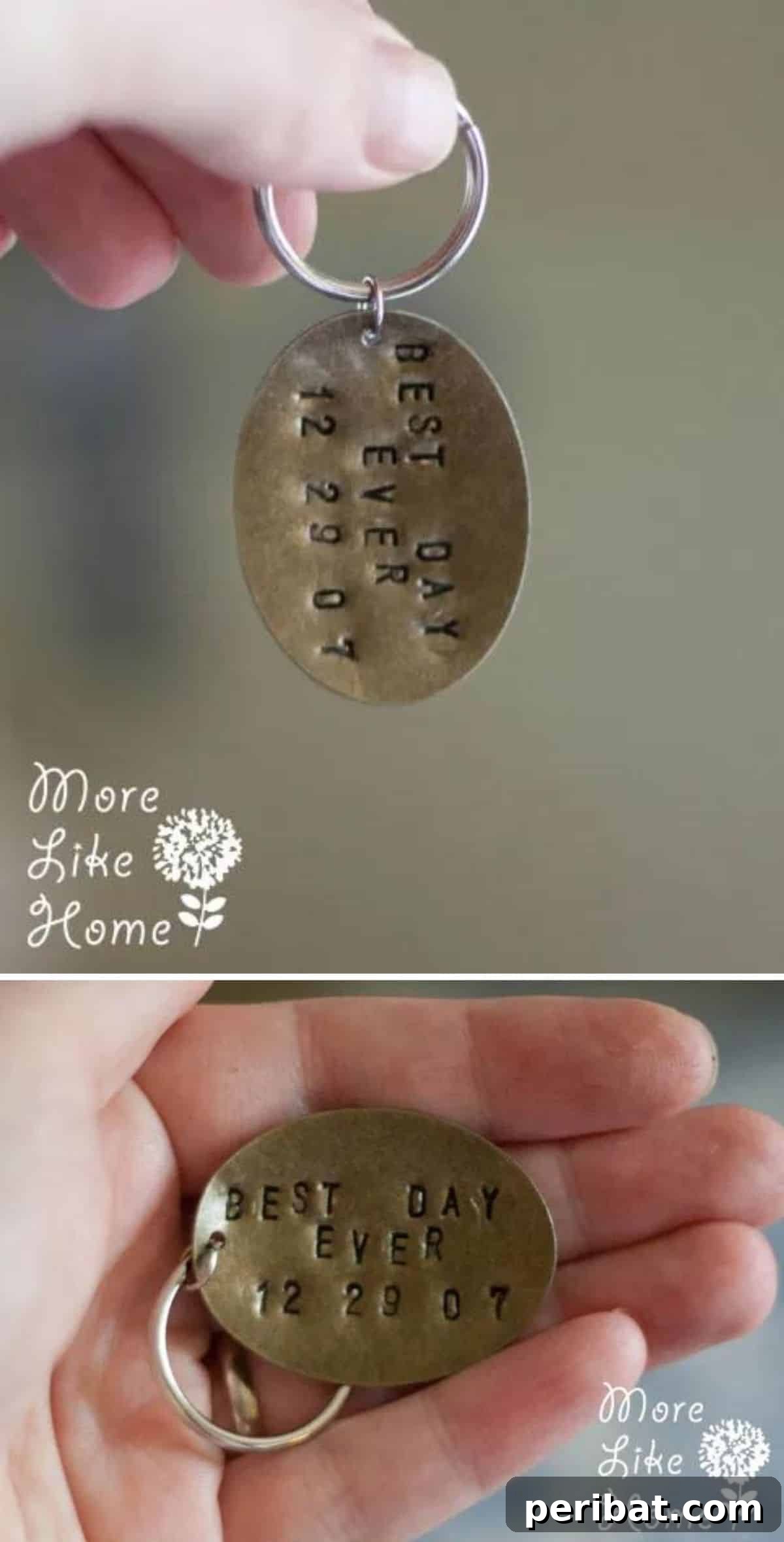 25 DIY Valentine's Gifts Crafted with Love for Him 8 Best Day Ever Keychain