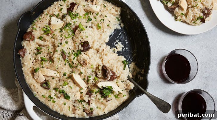 Exquisite Valentine's Day Delights for Two 3 Baked Chicken And Mushroom Risotto