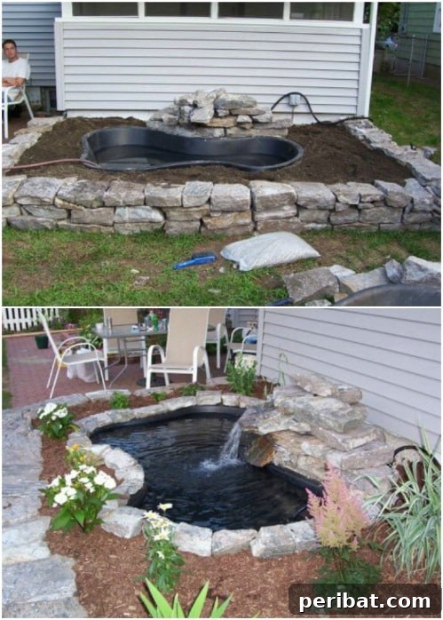 Simple Preformed Garden Pond