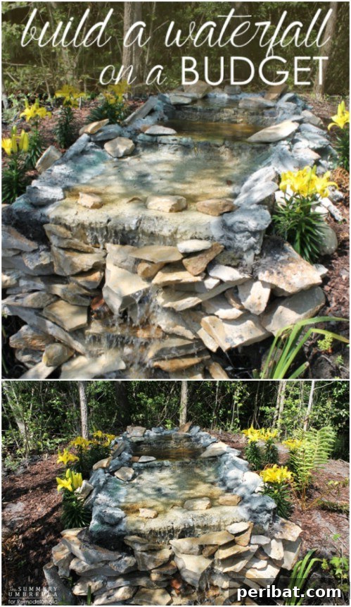 Low Budget Waterfall Pond